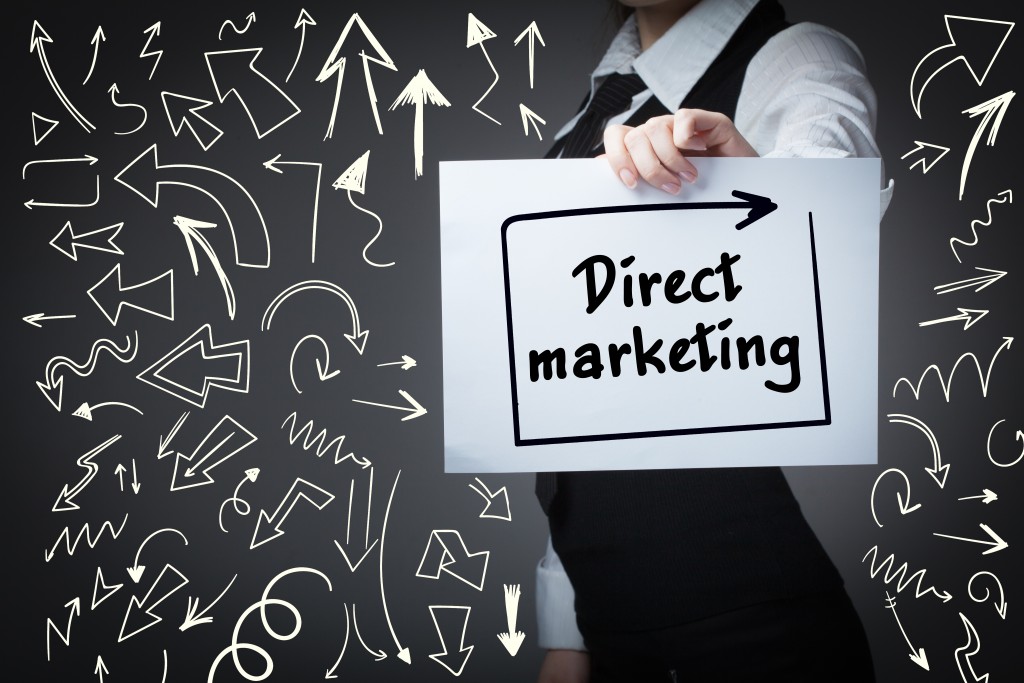 Direct marketing concept