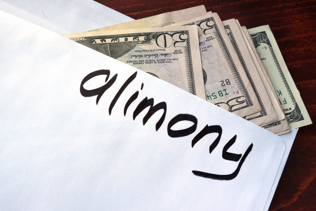 the amount of alimony