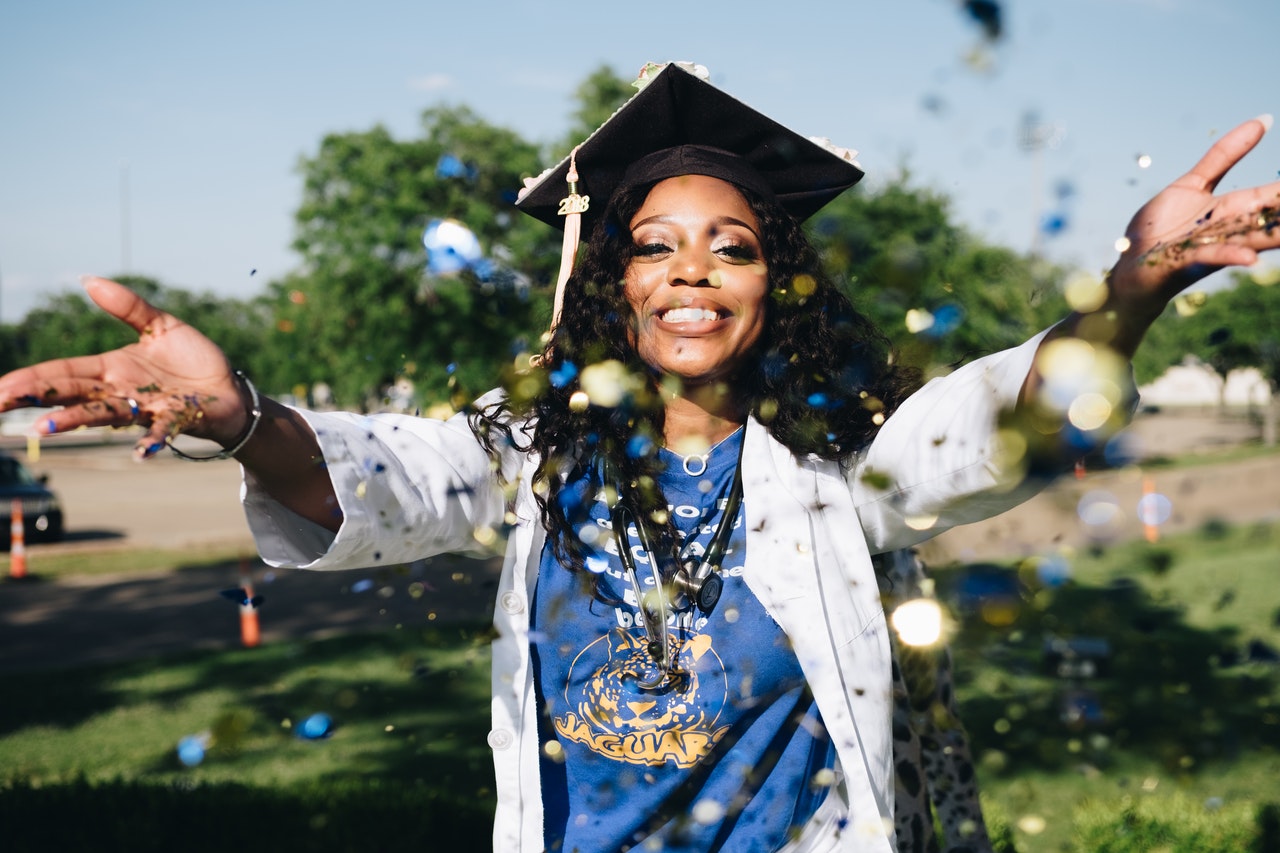 woman's graduation