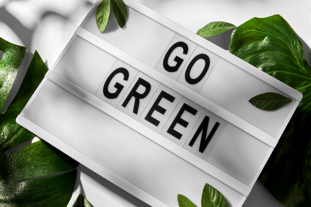go green signage
